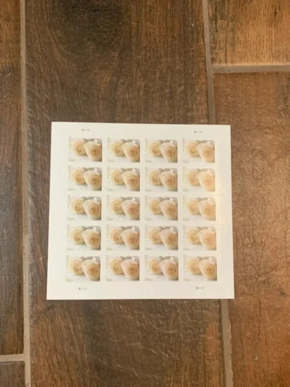 6000 Wedding Roses Forever Stamps 300 Booklets of 20 6000 stamps